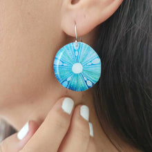Load image into Gallery viewer, READY TO SHIP Sea Urchin Resin Earrings - 925 Sterling Silver FJD$