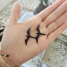 Load image into Gallery viewer, READY TO SHIP Frigate Bird Earrings - Resin & 925 Sterling Silver FJD$