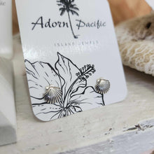 Load image into Gallery viewer, READY TO SHIP Sea Shell Stud Earrings - 925 Sterling Silver FJD$