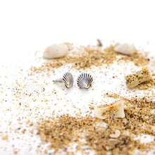 Load image into Gallery viewer, READY TO SHIP Sea Shell Stud Earrings - 925 Sterling Silver FJD$