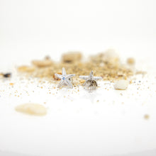 Load image into Gallery viewer, READY TO SHIP Mini Starfish Stud Earrings - 925 Sterling Silver