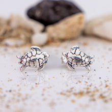 Load image into Gallery viewer, READY TO SHIP Turtle Stud Earrings - 925 Sterling Silver FJD$