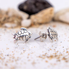 Load image into Gallery viewer, READY TO SHIP Turtle Stud Earrings - 925 Sterling Silver FJD$