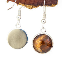 Load image into Gallery viewer, READY TO SHIP Bezel Set Tapa Earrings - Stainless Steel FJD$