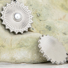 Load image into Gallery viewer, READY TO SHIP Freshwater Pearl Hoop Earrings - Stainless Steel FJD$