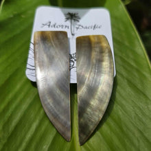 Load image into Gallery viewer, READY TO SHIP Mother of Pearl Stud Earrings - Stainless Steel FJD$