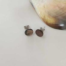 Load image into Gallery viewer, READY TO SHIP Mother of Pearl Stud Earrings - Stainless Steel FJD$