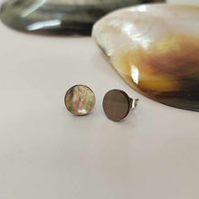 Load image into Gallery viewer, READY TO SHIP Mother of Pearl Stud Earrings - Stainless Steel FJD$