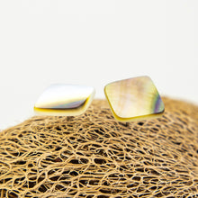 Load image into Gallery viewer, READY TO SHIP Mother of Pearl Stud Earrings - Stainless Steel FJD$
