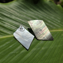 Load image into Gallery viewer, READY TO SHIP Mother of Pearl Stud Earrings - Stainless Steel FJD$