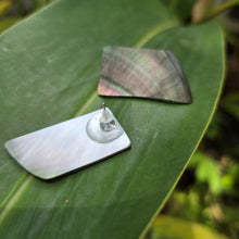 Load image into Gallery viewer, READY TO SHIP Mother of Pearl Stud Earrings - Stainless Steel FJD$