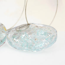 Load image into Gallery viewer, Recycled Ocean Plastic Hoop Earrings - Stainless Steel FJD$