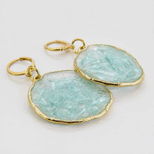 Load image into Gallery viewer, Recycled Ocean Plastic Earrings - Gold Plated Stainless Steel FJD$