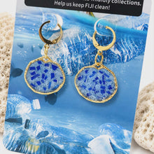Load image into Gallery viewer, Recycled Ocean Plastic Earrings - Gold Plated Stainless Steel FJD$