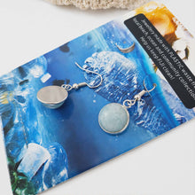 Load image into Gallery viewer, Recycled Ocean Plastic Drop Earrings - Stainless Steel FJD$