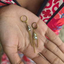Load image into Gallery viewer, READY TO SHIP Civa Fiji Keshi Pearl Earrings - Gold Plated FJD$