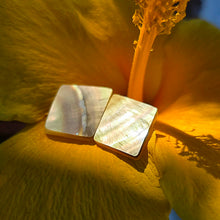 Load image into Gallery viewer, READY TO SHIP Mother of Pearl Stud Earrings - Stainless Steel FJD$