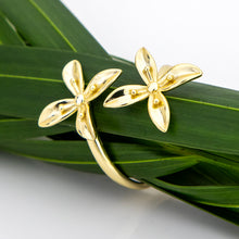 Load image into Gallery viewer, READY TO SHIP Frangipani Bua Ring - 18k Gold Vermeil FJD$