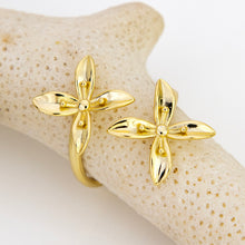 Load image into Gallery viewer, READY TO SHIP Frangipani Bua Ring - 18k Gold Vermeil FJD$