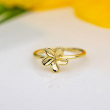 Load image into Gallery viewer, READY TO SHIP Mini Frangipani Ring - 18k Gold Vermeil FJD$