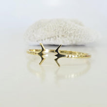 Load image into Gallery viewer, READY TO SHIP Frigate Bird Cuff Bracelet - 14k Gold over Brass FJD$