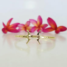 Load image into Gallery viewer, READY TO SHIP Frigate Bird Cuff Bracelet - 14k Gold over Brass FJD$