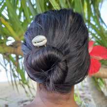 Load image into Gallery viewer, READY TO SHIP Bezel Set Shell Hairpin - 925 Sterling Silver FJD$