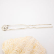 Load image into Gallery viewer, READY TO SHIP Hand-Cast Shell Hairpin - 925 Sterling Silver FJD$
