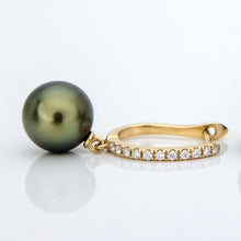 Load image into Gallery viewer, CONTACT US TO RECREATE THIS SOLD OUT STYLE - Civa Fiji Pearl Diamond Earrings - 14k Solid Gold FJD$