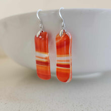 Load image into Gallery viewer, READY TO SHIP Loloma Glass Drop Earrings in 925 Sterling Silver - FJD$