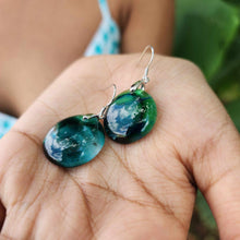 Load image into Gallery viewer, READY TO SHIP Loloma Glass Drop Earrings in 925 Sterling Silver - FJD$