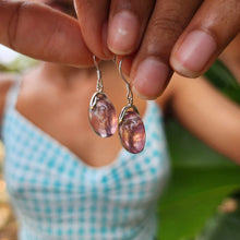 Load image into Gallery viewer, READY TO SHIP Loloma Glass Drop Earrings in 925 Sterling Silver - FJD$