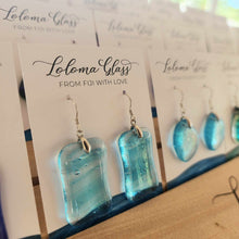 Load image into Gallery viewer, READY TO SHIP Loloma Glass Drop Earrings in 925 Sterling Silver - FJD$