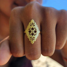 Load image into Gallery viewer, READY TO SHIP Diamond Masi Ring - 18k Gold Vermeil FJD$