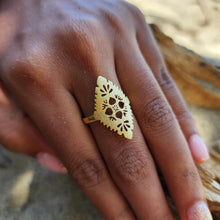 Load image into Gallery viewer, READY TO SHIP Diamond Masi Ring - 18k Gold Vermeil FJD$