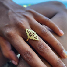Load image into Gallery viewer, READY TO SHIP Diamond Masi Ring - 18k Gold Vermeil FJD$