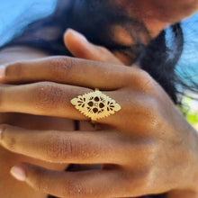 Load image into Gallery viewer, READY TO SHIP Diamond Masi Ring - 18k Gold Vermeil FJD$