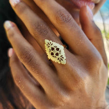 Load image into Gallery viewer, READY TO SHIP Diamond Masi Ring - 18k Gold Vermeil FJD$
