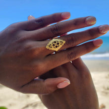 Load image into Gallery viewer, READY TO SHIP Diamond Masi Ring - 18k Gold Vermeil FJD$