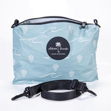 Load image into Gallery viewer, READY TO SHIP "Fiji Ocean" Medium Water-Resistant Pouch with removable Straps - FJD$