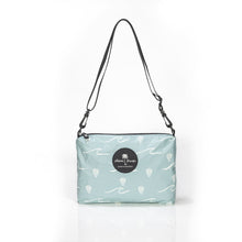 Load image into Gallery viewer, READY TO SHIP "Fiji Ocean" Medium Water-Resistant Pouch with removable Straps - FJD$