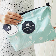 Load image into Gallery viewer, READY TO SHIP "Fiji Ocean" Medium Water-Resistant Pouch with removable Straps - FJD$