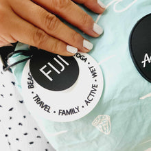 Load image into Gallery viewer, READY TO SHIP "Fiji Ocean" Medium Water-Resistant Pouch with removable Straps - FJD$