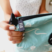 Load image into Gallery viewer, READY TO SHIP "Fiji Ocean" Medium Water-Resistant Pouch with removable Straps - FJD$