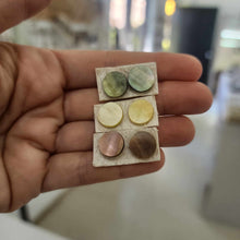 Load image into Gallery viewer, READY TO SHIP Mother of Pearl Stud Earrings - Stainless Steel FJD$