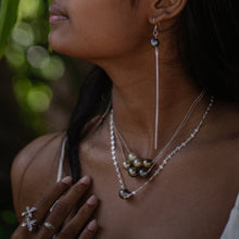 Load image into Gallery viewer, READY TO SHIP Civa Fiji Saltwater Pearl Trio Necklace - 925 Sterling Silver FJD$