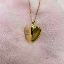 Load image into Gallery viewer, Engravable Locket Necklace - Silver, Rose Gold or Gold Waterproof Stainless Steel FJD$