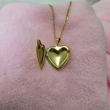 Load image into Gallery viewer, Engravable Locket Necklace - Silver, Rose Gold or Gold Waterproof Stainless Steel FJD$