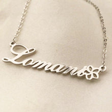 Load image into Gallery viewer, Custom Name Necklace - Gold Waterproof Stainless Steel FJD$