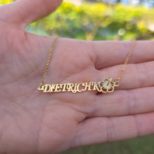Load image into Gallery viewer, Custom Name Necklace - Gold Waterproof Stainless Steel FJD$